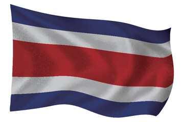 コスタリカ　国　旗　世界　アイコン