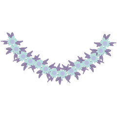 arch flowers fit for frame decorative as borders floral decorative arts