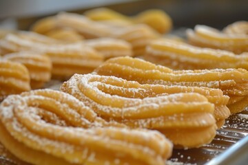 Spain s traditional desserts churros and porras are fried pastries commonly enjoyed before slicing