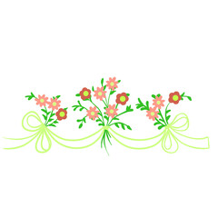 abstract background with flowers and butterflies fit for borders decorative arts can be frame 