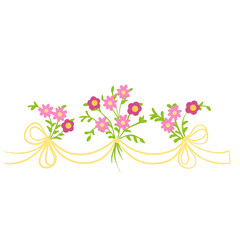 abstract background with flowers and butterflies fit for borders decorative arts can be frame 