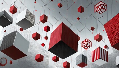 background with cubes