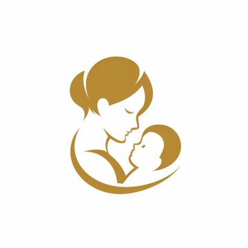 A logo with the name mom expert and this logo must have the name MamÃ£e Expert and the image of a mother with a child