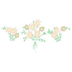 pink flowers fit for spring y2k classic coquette floral applique 