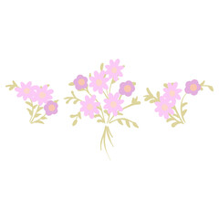 pink flowers fit for spring y2k classic coquette floral applique 