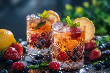 Delight in the flavors of summer with this irresistible alcoholic cocktail