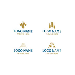 Luxury logo for property icon vector