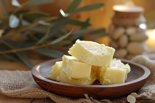 Shea butter extracted from Vitellaria paradoxa
