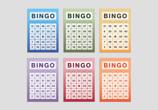 Bingo Cards Template