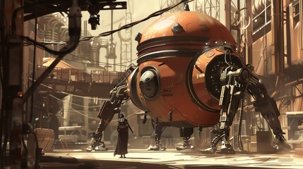 Capture the dynamic Robotics advancements in a wide-angle view, blending the mechanical precision with a touch of romantic storytelling Emphasize unexpected camera angles to instill intrigue and charm