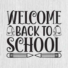 welcome back to school svg design