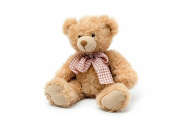 Teddy bear toy isolated on white