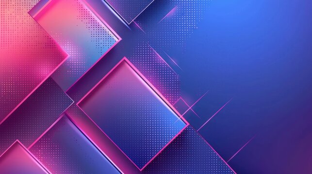 Abstract background modern futuristic full color cube style