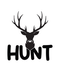hunting vector tshirt design