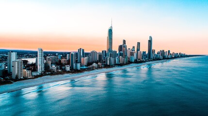 Gold Coast Drone Skyline