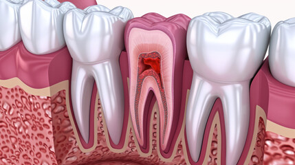 Diagram of the Inside of a Tooth
