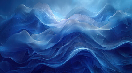 Obraz premium A Painting of a Wave in the Ocean