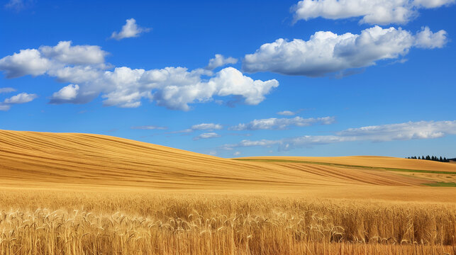 Palouse wheat fields