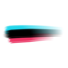 brush stroke tiktok element design transparent