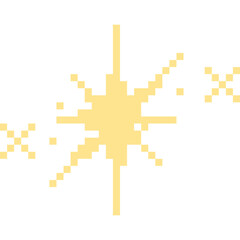 Fototapeta premium Sparkle Pixel Art