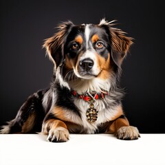Fototapeta premium the Abstract Portraits of Pet Dogs