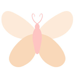 Hand Drawn Cute Butterfly Elements