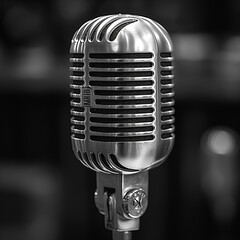 vintage microphone