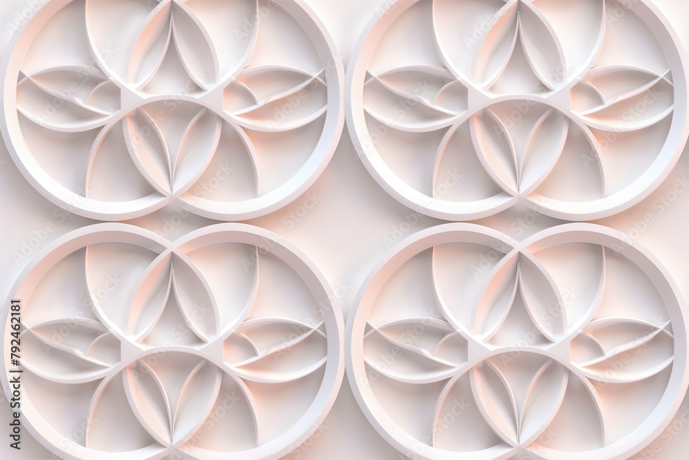 Poster sophisticated abstract 3d pattern. japanese and scandinavian style. background image. created with g