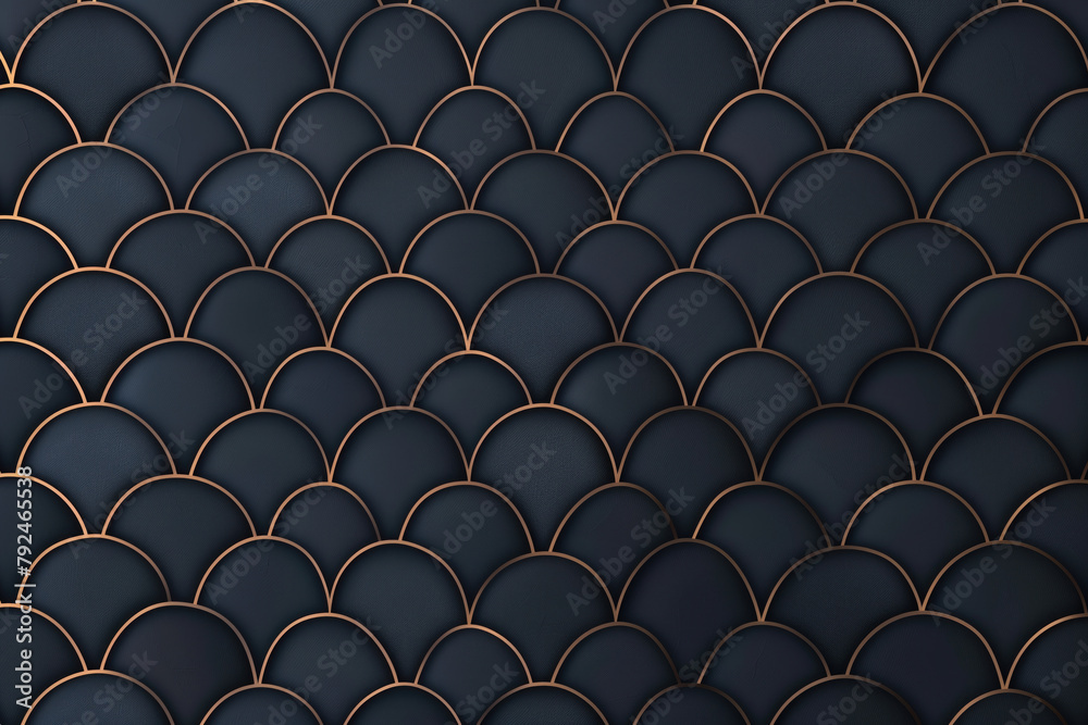 Poster sophisticated abstract 3d pattern. japanese and scandinavian style. background image. created with g