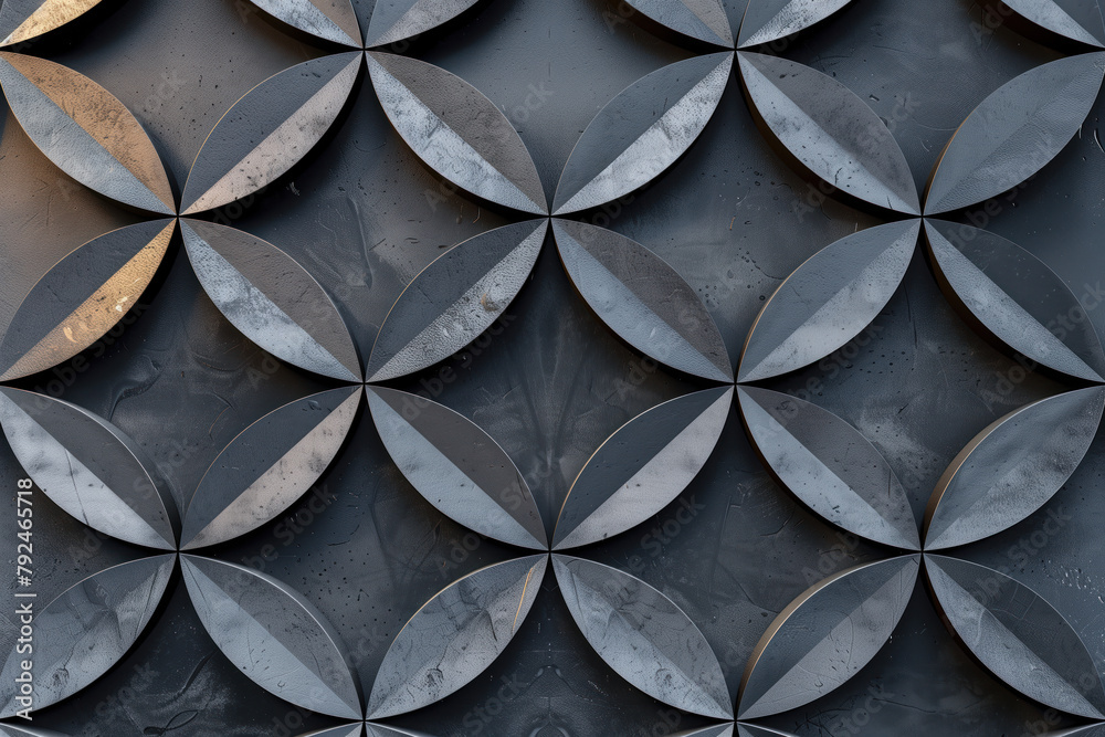 Poster sophisticated abstract 3d pattern. japanese and scandinavian style. background image. created with g