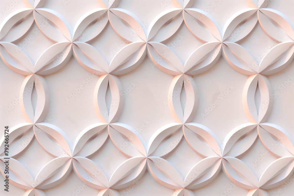 Poster sophisticated abstract 3d pattern. japanese and scandinavian style. background image. created with g
