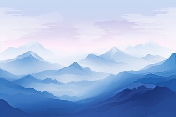 Majestic Mountain Gradient Inspirations: Geographic Elevation Web Banner Design
