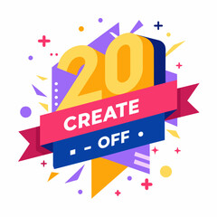 Fototapeta premium Offer Sale vector art illustration (15)
