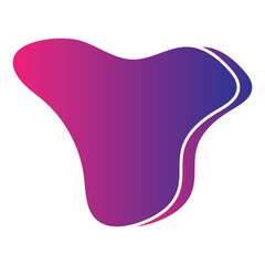 Abstract Liquid Shape