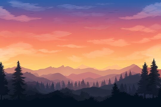 Sunset Gradients: Late Afternoon Scene Setters for Stunning Video Backgrounds