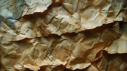 old crumpled paper as a background, closeup of photo