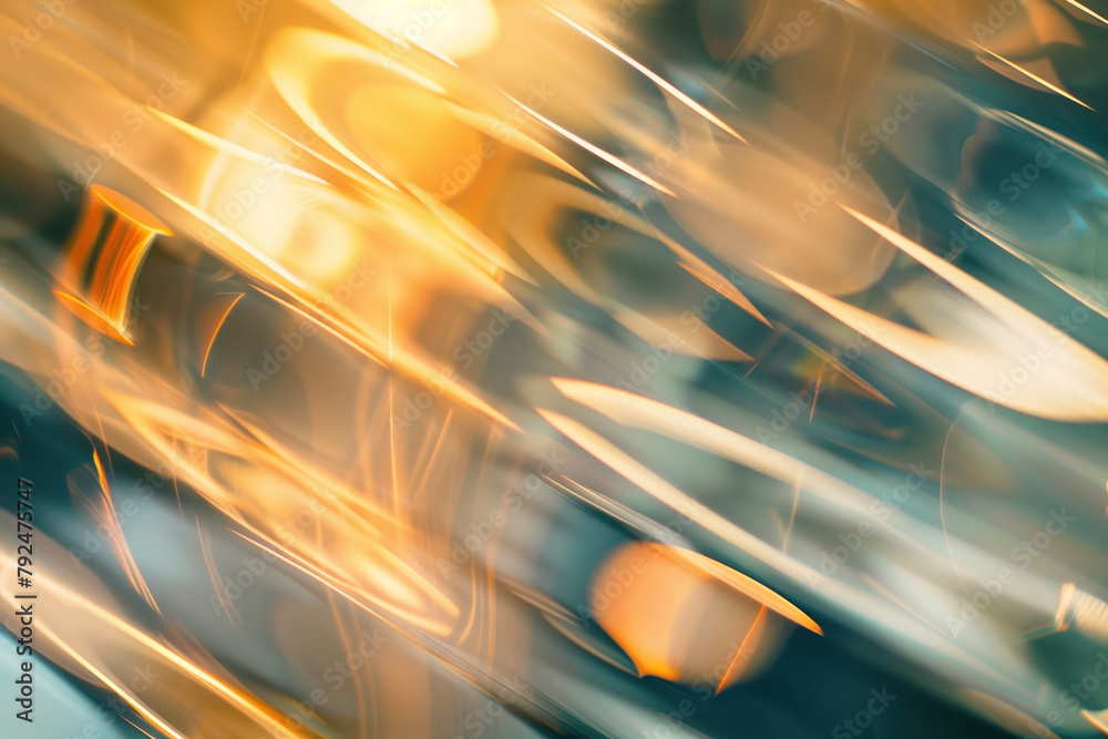 Poster abstract background with reflections and caustics. hi-tech. futuristic background image. created wit