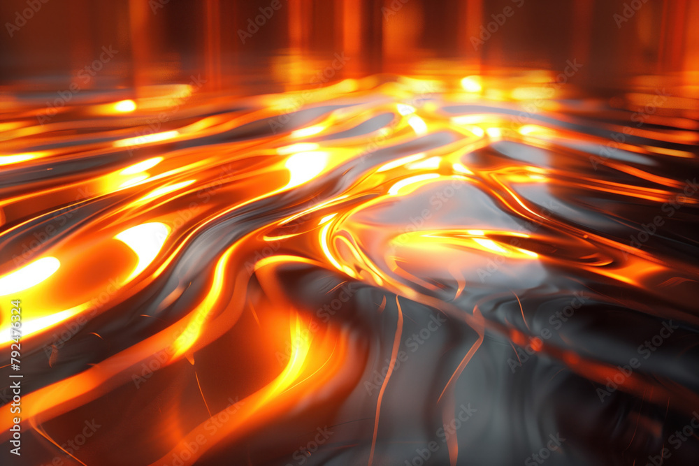 Poster abstract background with reflections and caustics. hi-tech. futuristic background image. created wit
