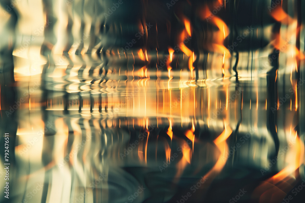 Poster abstract background with reflections and caustics. hi-tech. futuristic background image. created wit