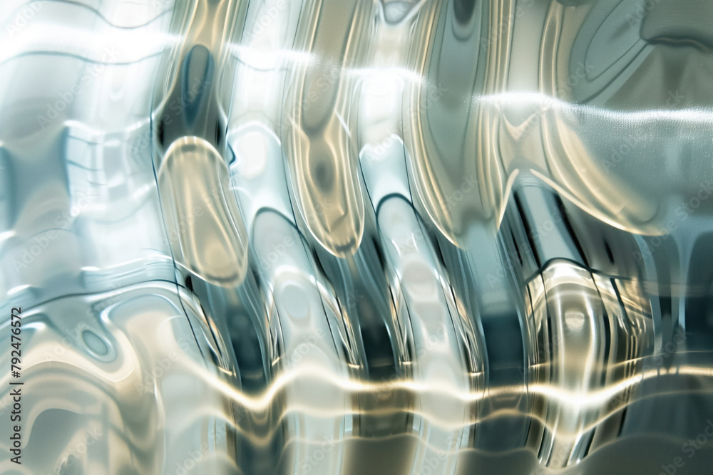 Poster abstract background with reflections and caustics. hi-tech. futuristic background image. created wit