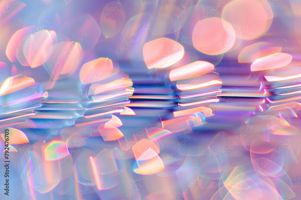Poster abstract background with reflections and caustics. hi-tech. futuristic background image. created wit
