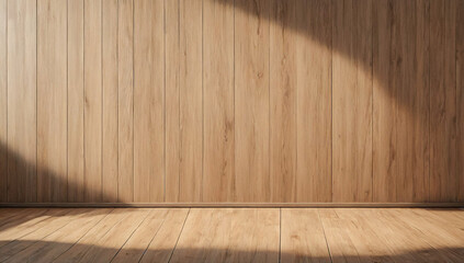 Rustic Wooden Wall Product Showcase Background