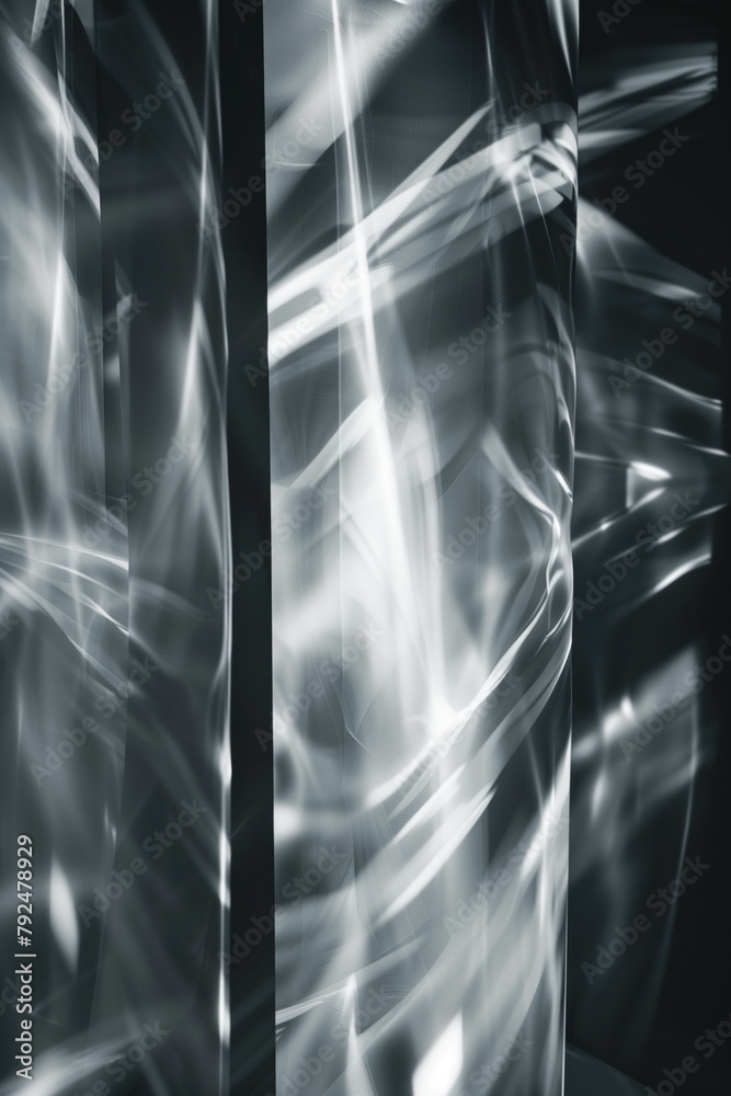 Poster abstract background with reflections and caustics. hi-tech. futuristic background image. created wit