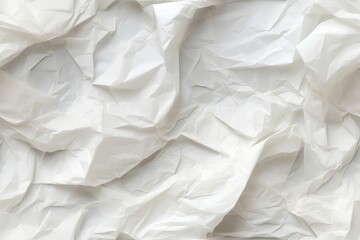 Texture crumpled piece of paper, highlighting its textured surface, wrinkles, and subtle variations in color and tone