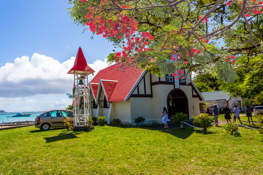 Eglise mythique de Cap Malheureux, île Maurice 