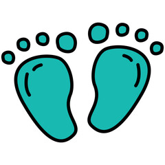 Baby Footprint Icon