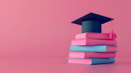 Celebration of Academic Achievement: Back to School Concept with Degree Accomplishments