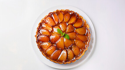 Tarte Tatin vue du dessus