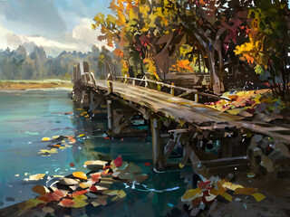Autumn on the lake 