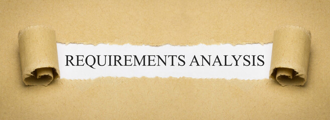 Requirements Analysis - obrazy, fototapety, plakaty